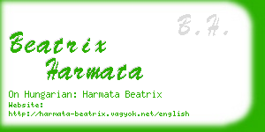 beatrix harmata business card